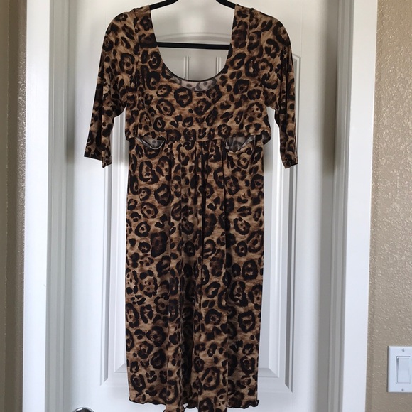 Other - Leopard Maternity/Nursing dress